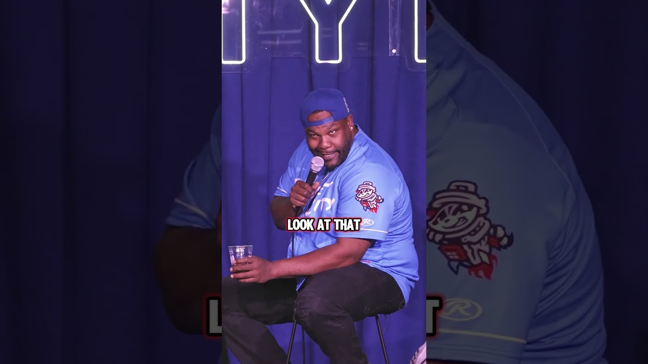 He works at a rehab, with that mustache