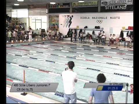 Serie 2 dei 400 Stile Libero Juniores Femmine - 16 Memorial Chiara Giavi