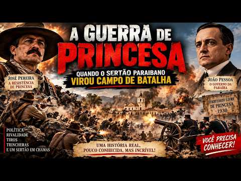 A GUERRA DE PRINCESA: QUANDO O SERTÃO PARAIBANO VIROU CAMPO DE BATALHA