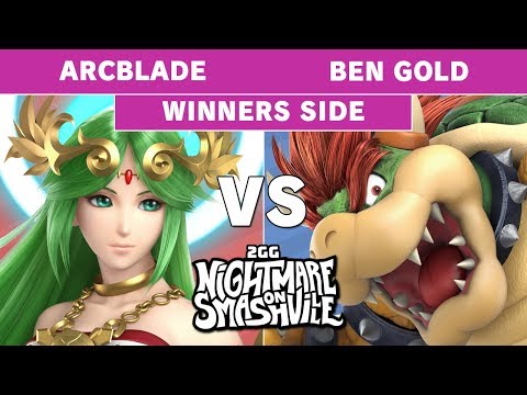 2GG Nightmare on Smashville  - Arcblade (Palutena) VS 411 | Ben Gold (Bowser) Pools - Smash Ultimate