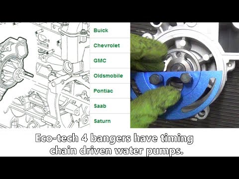 Part 1of2 Ecotech 2.4L Water Pump How to the Easier Way