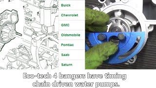 Part 1of2 Ecotech 2.4L Water Pump How to the Easier Way