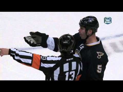 Tanner Glass, Chris Stewart misconducts Pittsburgh Penguins vs St. Louis Blues 11/9/13 NHL Hockey.