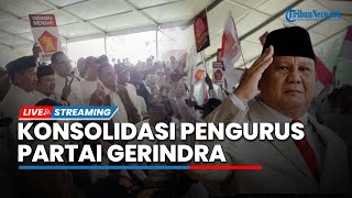 Prabowo Subianto Hadiri Konsolidasi Akbar Pengurus Partai Gerindra Tangerang Raya