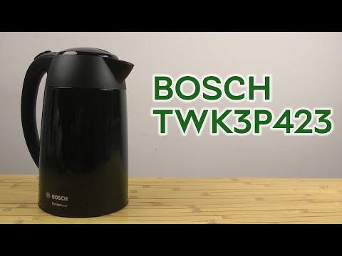 Virdulys Bosch DesignLine TWK3P423, spalva: juoda video
