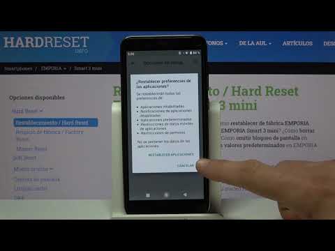 Cómo restablecer preferencias de aplicaciones en EMPORIA Smart 3 Mini - restaurar aplicaciones