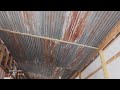rusty metal ceiling