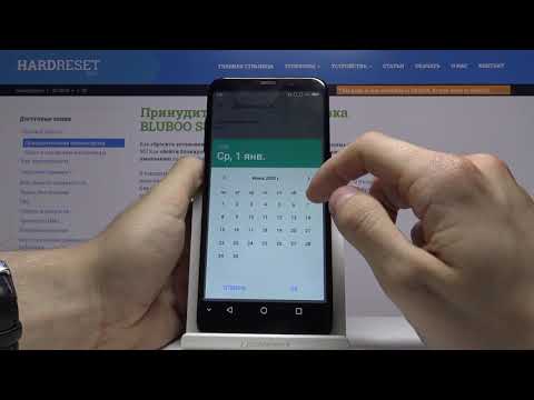 Как поменять дату и время на BLUBOO S8
