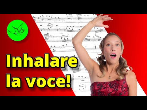 Inhalare la voce richtig gemacht, Gesangstechnik 🎵 😲
