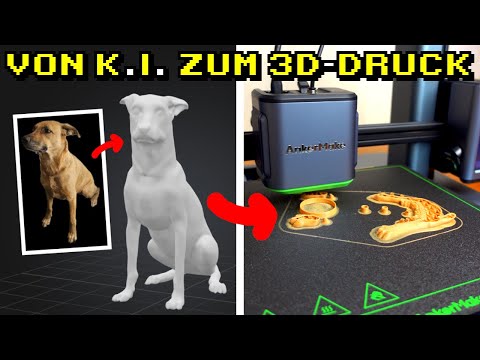 Diese 3D-Modelle wurden K.I. generiert und 3D-gedruckt!