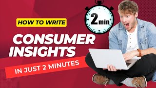 Write a consumer insight in 3 simple steps The 3 W's formula | MatShor