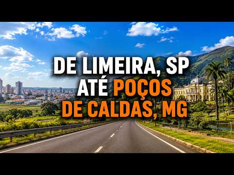 📍 De Limeira, SP até Poços de Caldas, MG