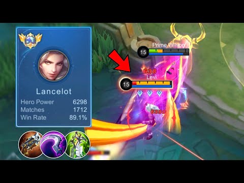 100% BROKEN LANCELOT BEST BUILD 2023!! (INSTANT Delete!😱)
