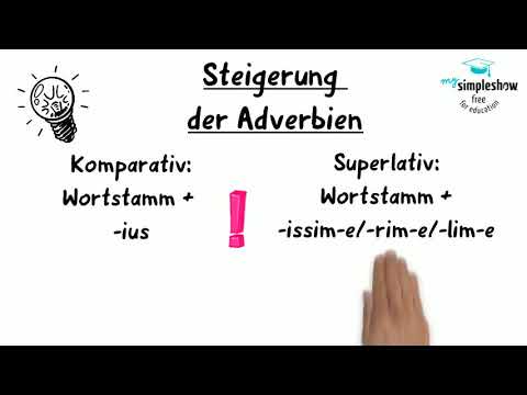 Steigerung der Adverbien