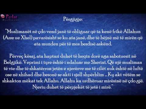 Detyra e muslimanëve pas sulmit terrorist në Bruksel - Luhejdan