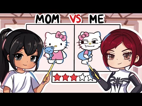 Tryharding in Roblox SPEED DRAW against my MOM!.... again