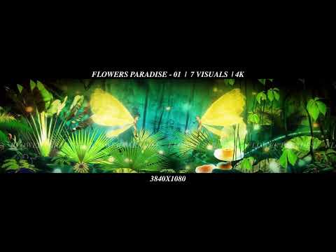 18. Flowers Paradise   01  |  7 Visuals  | 4k