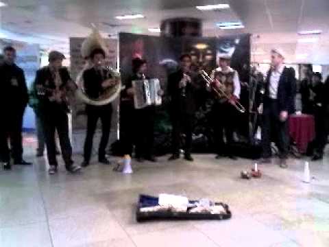 Old Fish Jazz Band at University subway passage in Bucharest