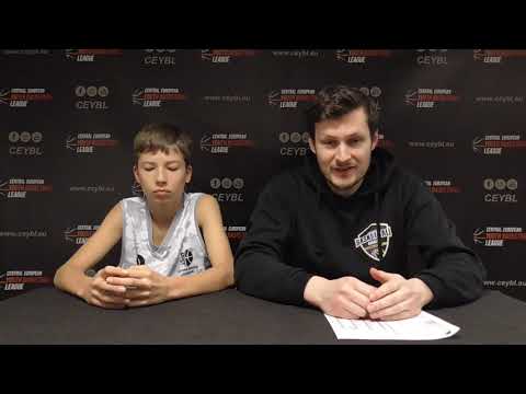 CEYBL U14 - Press conference, 25.3.2023, Levharti Chomutov - ADFORS Basket Litomyšl