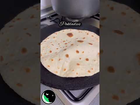 How to make Soft Chapati and Roti-Indian Flat Bread Recipe |  Phulka Roti |  Fluffly Roti #shorts