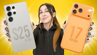 Samsung Galaxy S25 Ultra VS Apple 17 Pro Max - WOW!