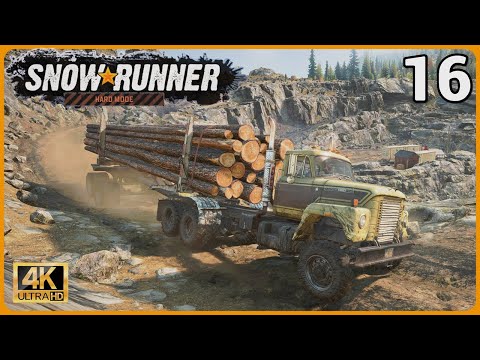 Mission Complete - ‘Logs To The Workers!’ | SnowRunner Hard Mode #16 [PS5 4K]
