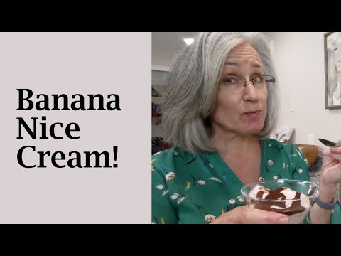 Banana Nice Cream Recipe Banana Split!