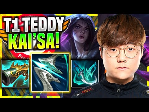 TEDDY BRINGS BACK HIS ICONIC KAI'SA! - T1 Teddy Plays Kai'Sa ADC vs Jhin! | Preseason 11