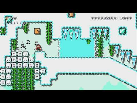 Chomp's Cloud Castle by dollenjwz - Super Mario Maker 2 - No Commentary 1bv