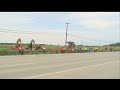 Blow Up Rat Looms Over Picket At Old Dominion Freight Site In Lordstown