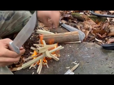 All Wet? Here's How To Start A Fire In The rain!