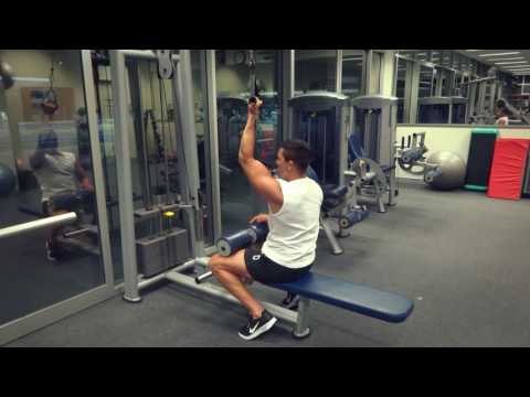 Single Arm Lat Pulldown (Exercises.com.au)