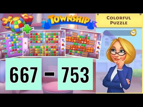 Township Colorful Puzzle Gameplay | LEVEL 667 - 756