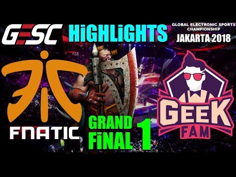 FNATIC vs GEEKFAM - GESC : JAKARTA 2018, SEA FINAL, BO 5- GAME 1