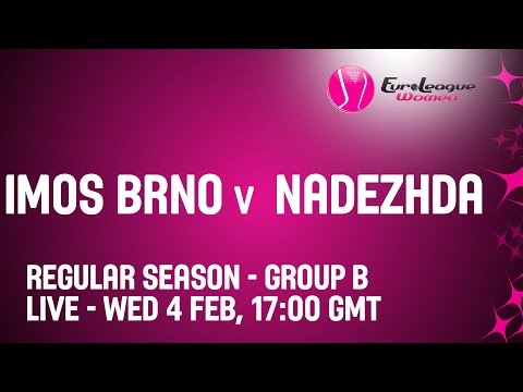IMOS Brno (CZE) v Nadezhda (RUS) – Live Stream - RS – 2014-15 EuroLeague Women