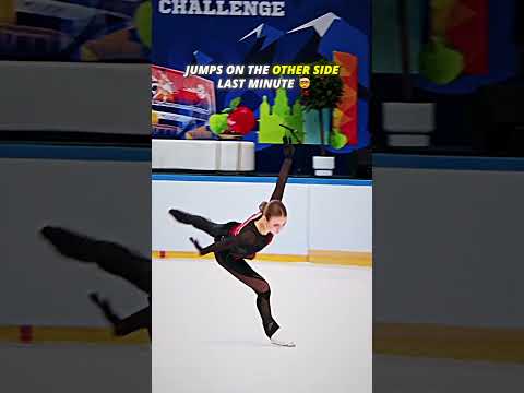 This is why you need to be able to improv in sports🫢 #figureskating #ice #sports