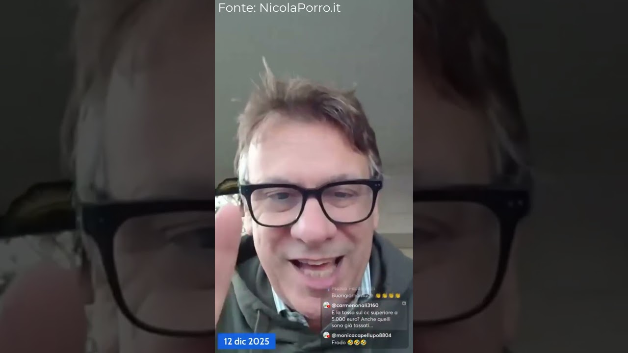 NICOLA PORRO SENZA FRENI: “TASSIAMO I PACCHI CINESI PER DARE I SOLDI AL TAX CREDIT?”