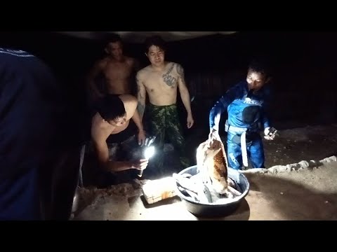 part2 night fishing team HARABAS jackpot  /catch and cook