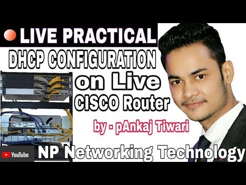 Live Practical :- Configure DHCP on CISCO Router || DHCP Configuration on Live Cisco Router