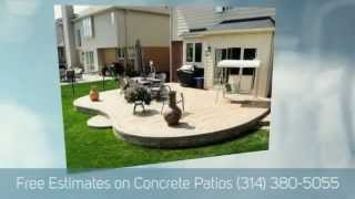 preview picture of video '(314) 380-5055 Concrete Patio Bridgeton MO 63044'