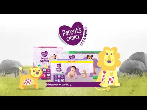 thumbnail video image 2 of Pañales para Bebé Parent's Choice Talla 6 80 pañales, 2 of 6