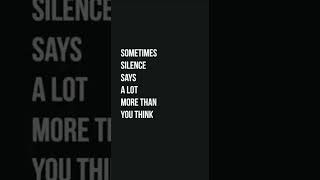 sometimes silence says a lot...//epic battle quotes//#shorts #quotes