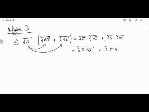 #004   Klammern auflösen mit Wurzeln