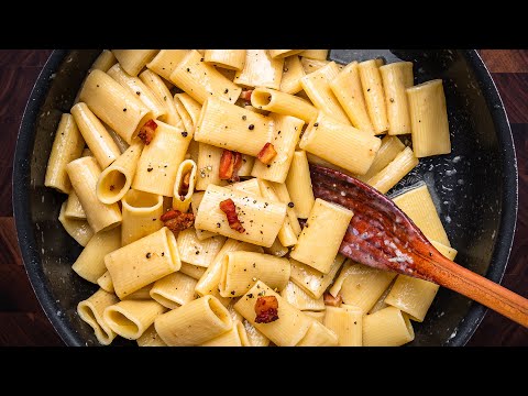 Rigatoni alla Gricia with Guanciale and Pecorino Romano