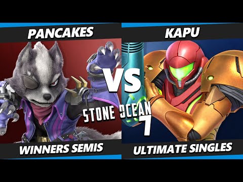 Stone Ocean 7 Top 8 - Pancakes (Wolf) Vs. Kapu (Samus, Roy) Smash Ultimate - SSBU