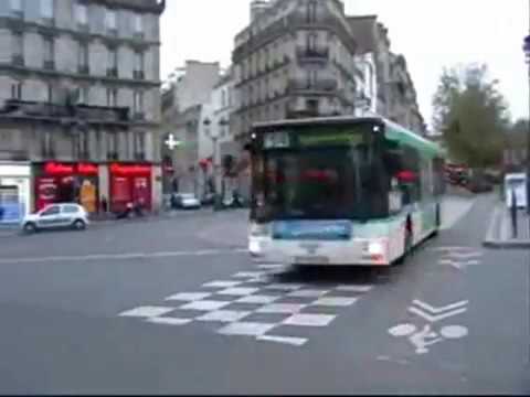 Buses in Paris, France