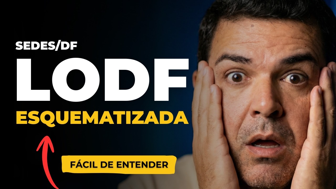 LODF Esquematizada para SEDES: Aprenda Fácil o Que Mais Cai (Quadrix)