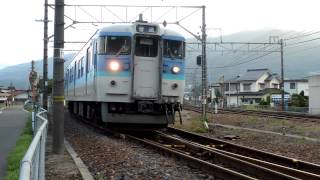 preview picture of video '【HD】 JR115系長野色 普通3両 辰野駅発車'