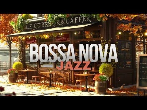 Vintage Cafe Music with Spain Outdoor Cafe Shop Ambience - Relaxing Bossa Nova for Good Mood