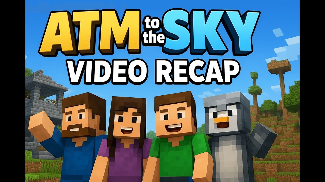 ATM10 To the Sky #1 - Skyblock dans les airs | Recap du premier live
